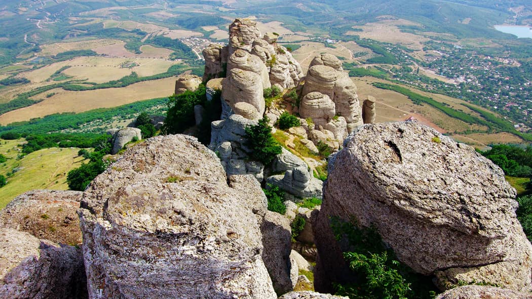 вид с вершины Южная Демерджи (1239м)